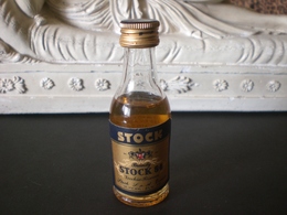 STOCK 84 BOTTIGLIA MIGNON BRANDY VINTAGE SIGILLATA - Miniaturflaschen