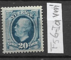 1889 MNH Sweden, Inverted Watermark - Neufs