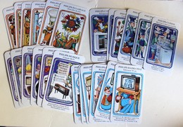 Original Jeu 7 Familles Vintage Publicitaire Philips Type Tarot Jeu De Cartes - Altri & Non Classificati