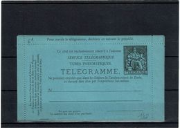 CTN27 - CARTE LETTRE CHAPLAIN 50c NOIR  STORCH N° E1 - Rohrpost