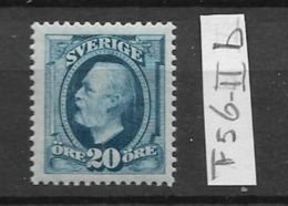 1889 MNH Sweden, Postfris - Unused Stamps