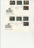 BULGARIE - SERIE FLEURS MEDICINALES -N° 1647 A 1654 - ANNEE 1969 - FDC