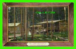 ADIRONDACK, NY - CAMP WATOKALO, ADIRONDACK MOUNTAINS - ANIMATED - TRAVEL IN 1911 -  PUB. BY N.W.P. & P. CO - - Adirondack