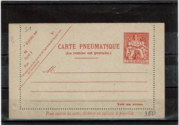 CTN27 - CARTE PNEUMATIQUE CHAPLAIN 3f STORCH N° S1 - Pneumatische Post