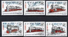 ROMANIA 2002 Steam Locomotives MNH / **.  Michel 5681-86 - Nuovi