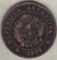 ARGENTINE / TUCUMAN . UN CENTAVO 1888 . BRONZE - Argentine