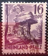 ALLEMAGNE Zone Française  RHEINLAND-PFALZ           N° 25               OBLITERE - Renania-Palatinato