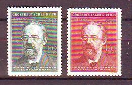 Bohemia And Moravia - 1944 The 60th Anniversary Of The Death Of Friedrich Smetana, 1824-1884 2v Mnh - Ungebraucht