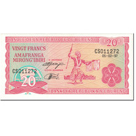 Billet, Burundi, 20 Francs, 1997, 1997-02-05, KM:27d, NEUF - Burundi