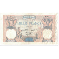 France, 1000 Francs, 1 000 F 1927-1940 ''Cérès Et Mercure'', 1940, 1940-02-08 - 1 000 F 1927-1940 ''Cérès Et Mercure''