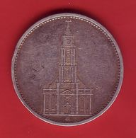 - ALLEMAGNE - 5 Reichsmark 1934 - Eglise De La Garnison De Potsdam - Argent - - 5 Reichsmark