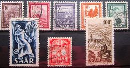 SARRE            N° 255/262         OBLITERE - Used Stamps