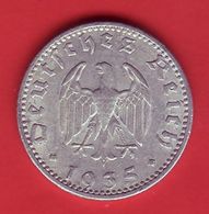 - ALLEMAGNE - 50 Reichspfennig 1935 - - 50 Reichspfennig