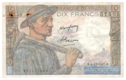 Billet > France > 10 Francs 1947 > - 10 F 1941-1949 ''Mineur''