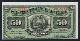 BOLIVIA   P91   50 CENTAVOS   1902   UNC. - Bolivië