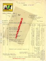 75- PARIS- FACTURE CHERAMY- PARFUMERIE PARFUMEUR- PARFUM-380 RUE ST HONORE-1941  EAU DE COLOGNE - Perfumería & Droguería
