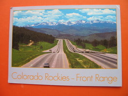 Colorado Rockies-Front Range.Three-lane Motorway - Rocky Mountains