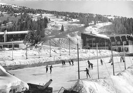 38-CHAMROUSSE- LA PATINOIRE ET LES PISTES DES GABOUREAUX - Chamrousse