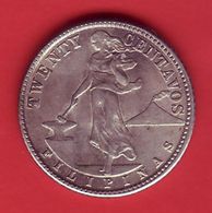 - PHILIPPINES - 20 Centavos - 1944 - Argent - - Philippines