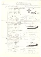 Fiche Technique BIREACTEURS Avion Douglas DC 9,Tupolev TU 134, LEAR JET T 23  ; Vers 1950/ 60 , TB - Handbücher