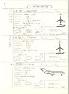 Fiche Technique TRIREACTEURS Avion Boeing B 727, TRIDENT HS 121 , Yakovlev YAK 40   ; Vers 1950/ 60 , TB - Manuels