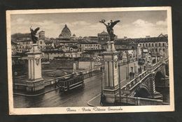 ROMA - Ponte Vittorio Emanuele ( Spedita 1937 ) Animata - Bruggen