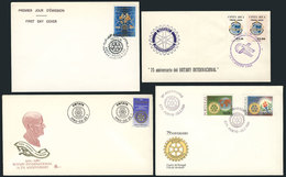 25 TOPIC ROTARY: 10 Covers Related To Topic ROTARY, Very Fine Quality, Little Duplicat - Rotary, Lions Club
