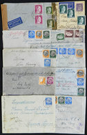 47 GERMANY: 10 Covers Or Cards Sent To Argentina Between 1939 And 1943, Almost All CENS - Autres & Non Classés
