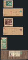 49 GERMANY: 2 Commercial Wrappers + A Folded Cover Sent To Argentina (circa 1940), With - Autres & Non Classés