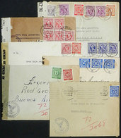 54 GERMANY: 7 Covers Sent To Red Cross Argentina In 1945 (1) And 1946 (6), Including Ve - Autres & Non Classés