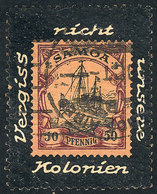 69 GERMANY: Interesting Cinderella Commemorating The Lost Colonies, Used, Very Nice! - Autres & Non Classés