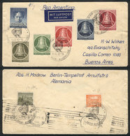 77 GERMANY - BERLIN: Airmail Cover Sent To Argentina On 14/JUL/1952, Franked By Yvert 6 - Autres & Non Classés