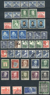 87 WEST GERMANY: Selection Of Good Used Values (years 1949 To 1954), Very Fine General - Autres & Non Classés