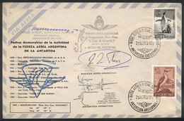 106 ARGENTINE ANTARCTICA: 29/OC/1969 Inauguration Of The Antarctic Air Base Vice Comodor - Autres & Non Classés