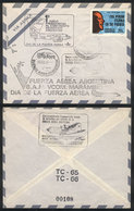 110 ARGENTINE ANTARCTICA: 10/AU/1973 First Presidential Flight To Antarctica (to Marambi - Autres & Non Classés