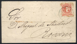 195 ARGENTINA: GJ.38, Franking A Complete Folded Letter To Rosario, Dated 28/JA/1871, Wi - Sonstige & Ohne Zuordnung
