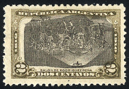 236 ARGENTINA: GJ.302CI, 1910 Centenary Of The May Revolution 2c. With INVERTED CENTER, - Sonstige & Ohne Zuordnung