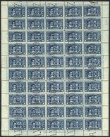 239 ARGENTINA: GJ.312O, 1910 1P. Centenary Of The May Revolution, Complete Sheet Of 50 - Autres & Non Classés