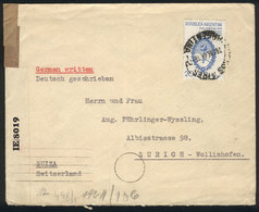 264 ARGENTINA: GJ.898 Franking ALONE A Cover Sent From B.Aires To Switzerland On 26/JA/1 - Autres & Non Classés