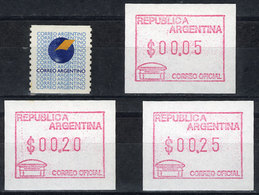 307 ARGENTINA: GJ.1 Without Impression Of The Value (no Gum) + GJ.21 In The 3 Different - Other & Unclassified
