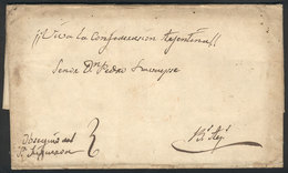 330 ARGENTINA: Entire Letter Sent From TULUMBA To Buenos Aires On 11/MAR/1851 Without P - Other & Unclassified