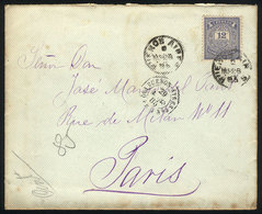 335 ARGENTINA: Cover Franked By GJ.63, Sent From Buenos Aires To Paris On 28/MAR/1885, E - Sonstige & Ohne Zuordnung