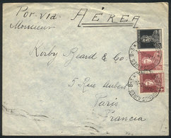 397 ARGENTINA: Airmail Cover Franked By GJ.598+605+606 Sent From Buenos Aires To Paris O - Autres & Non Classés