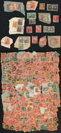 406 ARGENTINA: RARE POSTMARKS OF ENTRE RÍOS: Interesting Lot Of Old Fragments With Scarc - Collections, Lots & Séries