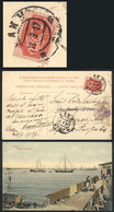 466 AZERBAIJAN: Postcard Sent From BAKU To Argentina On 18/SE/1907 Franked With 4k., Ver - Azerbaïdjan