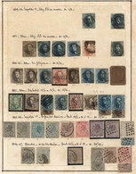 479 BELGIUM: Collection In Album (circa 1851 To 1990), Used Or Mint Stamps (they Can Be - Collections