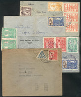 487 BOLIVIA: 4 Covers Sent To Argentina Between 1941 And 1944, Almost All CENSORED, Fine - Bolivien