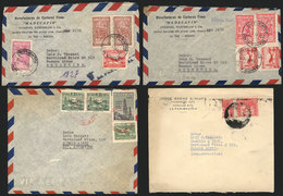 488 BOLIVIA: 7 Covers Sent To Argentina In The 1950s, Including Good Postages And One Wi - Bolivien