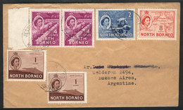 490 NORTH BORNEO: Cover Sent From Jesselton To Argentina On 20/FE/1959 With Nice Postage - Nordborneo (...-1963)