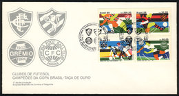 495 BRAZIL: FDC Cover Of 29/AU/1988, Topic FOOTBALL/SOCCER, Excellent Quality! - Autres & Non Classés